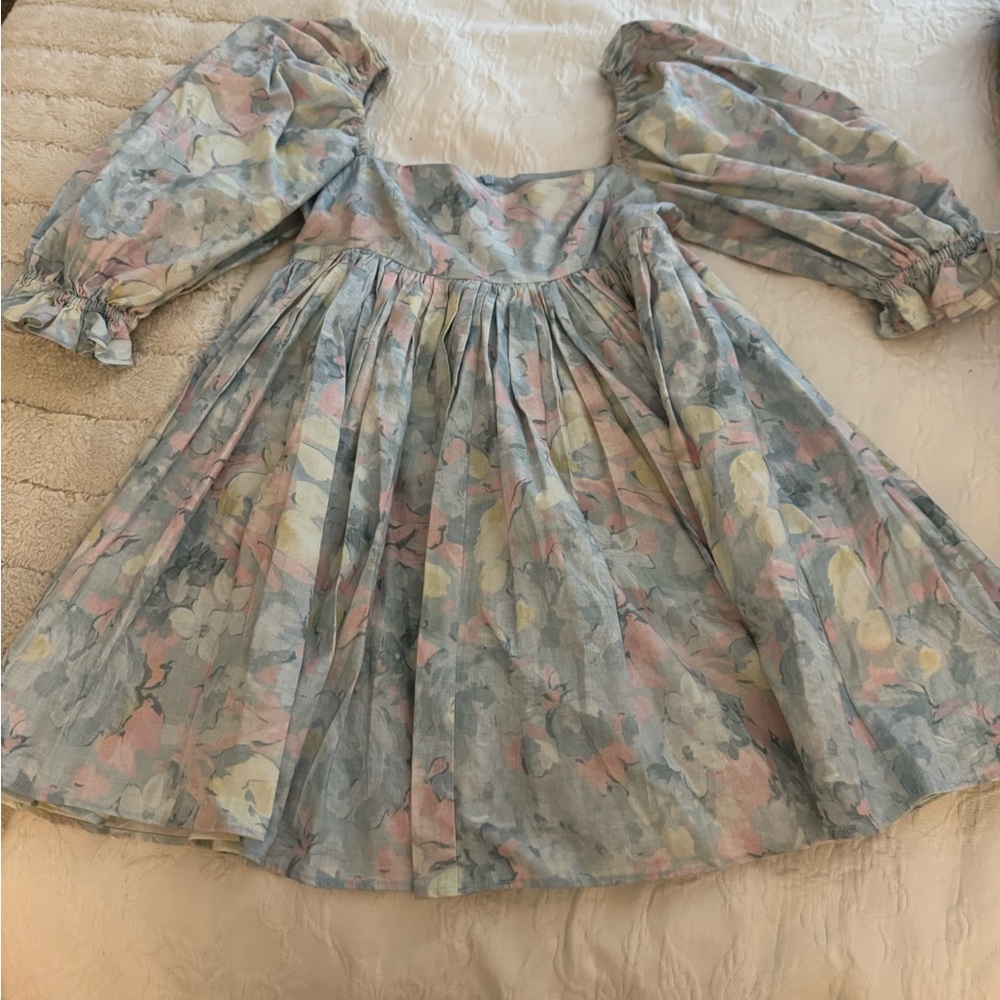Floral Puff Sleeve Dress